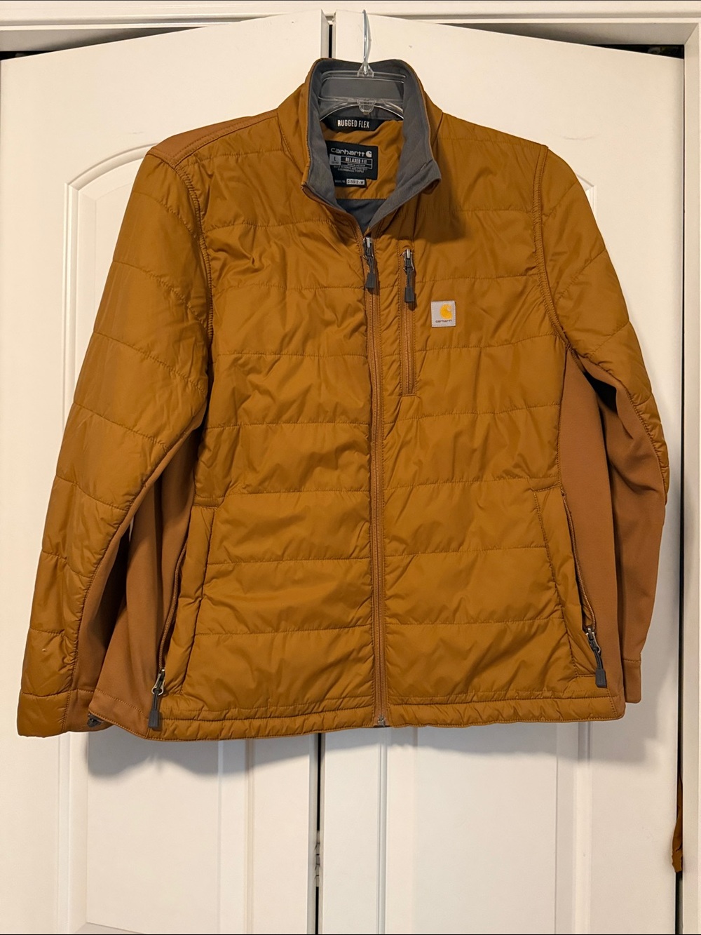 Carhartt woman’s Puffer Jacket - Rust Brown